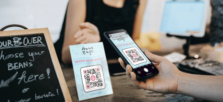 Google Review Counter Card for Google Review QR Code Guide for Local Businesses
